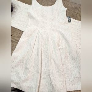 Lord & Taylor Eyelet Dress